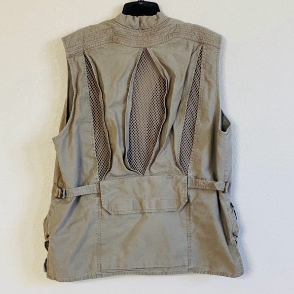 Vintage Banana Republic Safari Utility Vest Sz L - Picture 4 of 8